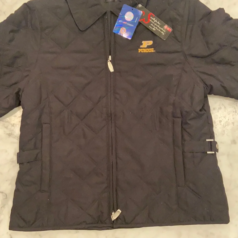 Brand new women’s Purdue jacket/coat with full zipper - Picture 1 of 8